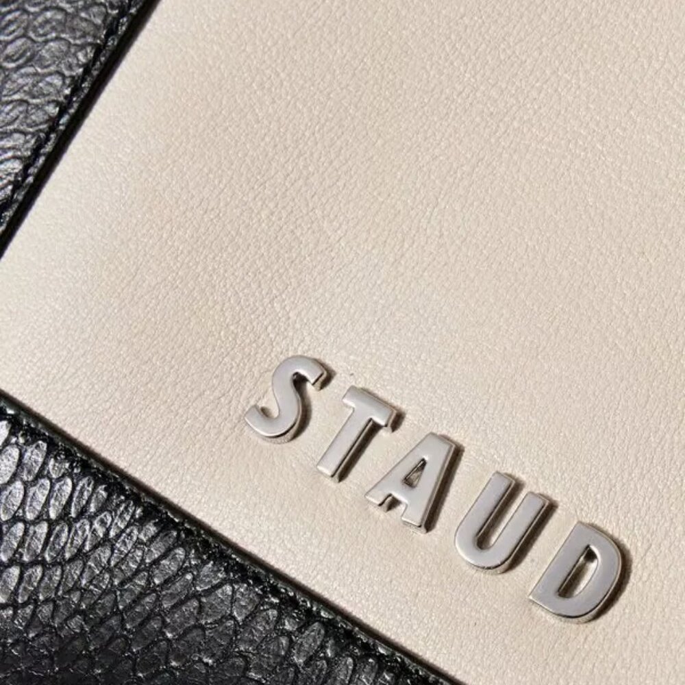 Staud Allora Leather Tote Bag NWT - Picture 5 of 8